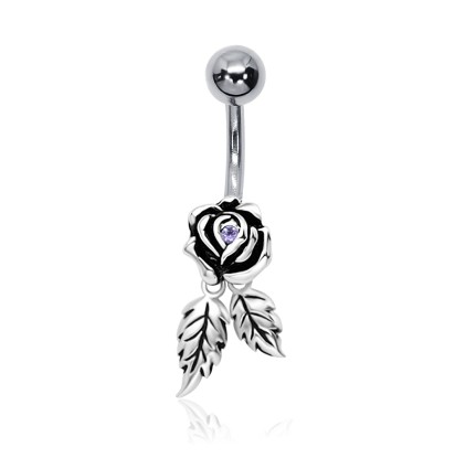 Charming Rose Belly Piercing FNL-03