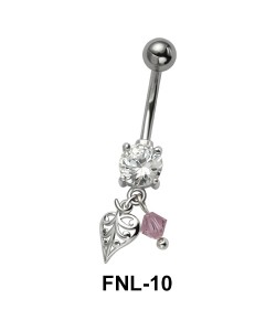 Stony Leaf Belly Piercing FNL-10