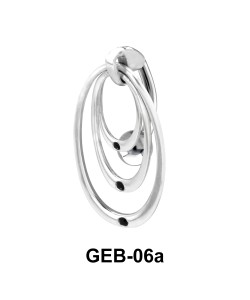 Concentric Circles Belly Piercing GEB-06a