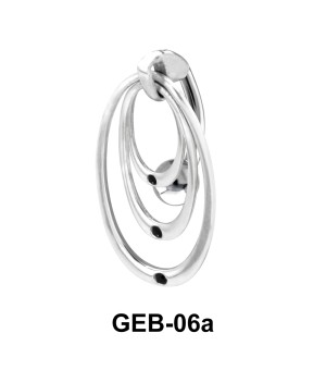 Concentric Circles Belly Piercing GEB-06a