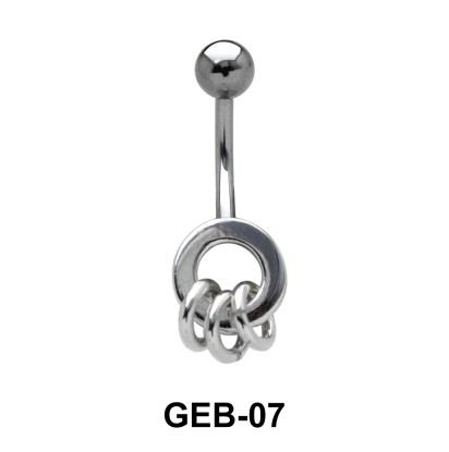 Multiple Rings Belly Rings GEB-07