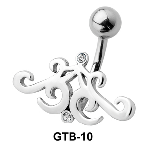 Stone Set Cute Design Belly Piercing GTB-10