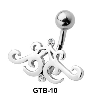 Stone Set Cute Design Belly Piercing GTB-10