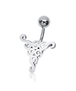 Beautiful Pattern Fine Belly Piercing GTB-14