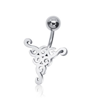 Beautiful Pattern Fine Belly Piercing GTB-14