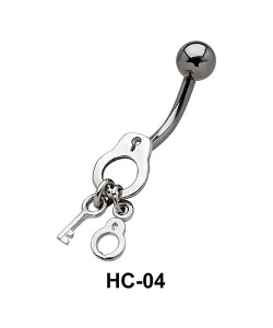 Handcuff n Key Belly Piercing HC-04