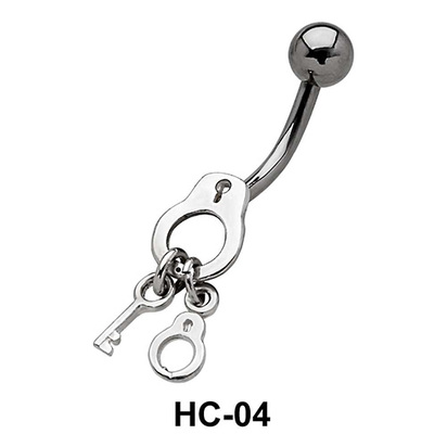 Handcuff n Key Belly Piercing HC-04