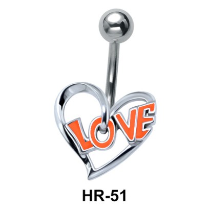 Love within Heart Shaped HR-51
