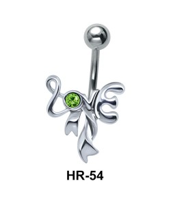 Ribboned Love Shaped HR-54 