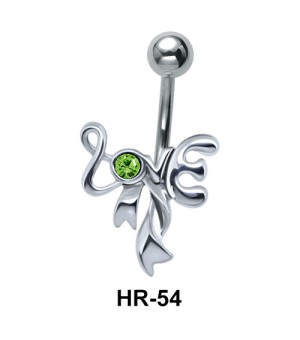 Ribboned Love Shaped HR-54 