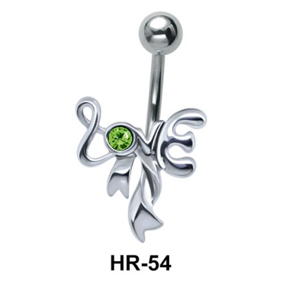 Ribboned Love Shaped HR-54 