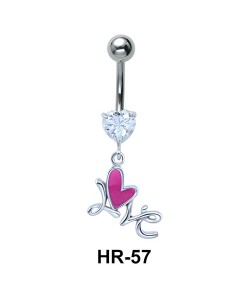 Heart Shaped and Word Spelled HR-57