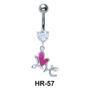 Heart Shaped and Word Spelled HR-57