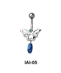 Butterfly Shaped Belly Piercing IAI-05