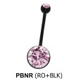 PTFE Double Jewelled Round Bananas PBNR