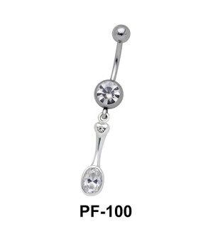 Stones Set Belly Rings PF-100