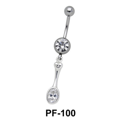 Stones Set Belly Rings PF-100