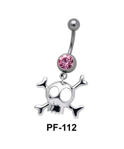 Danger Sign Belly Piercing PF-112