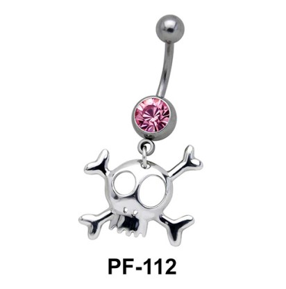 Danger Sign Belly Piercing PF-112