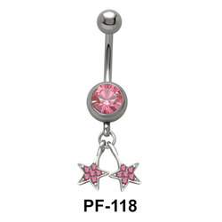 Hanging Stars Belly Piercing PF-118