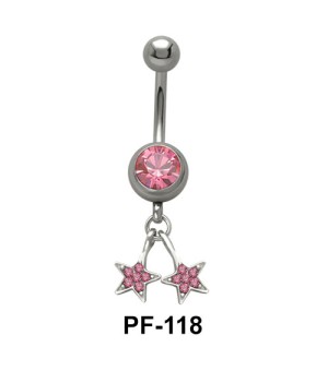 Hanging Stars Belly Piercing PF-118