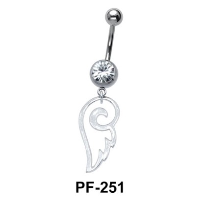 Wings Shaped Belly Piercing PF-251