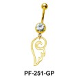 Wings Shaped Belly Piercing PF-251