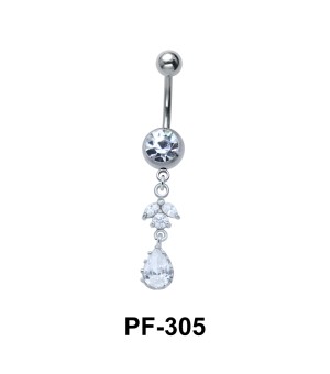 Dangling Belly Piercing PF-305