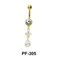 Dangling Belly Piercing PF-305