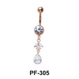 Dangling Belly Piercing PF-305