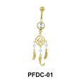 Dream Catcher Shaped Body Piercing PFDC-01