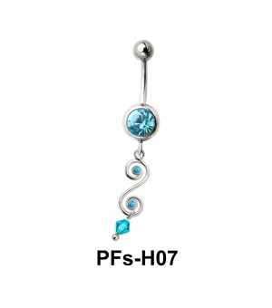 Belly Piercing Dangling PFs-H07