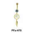 Belly Piercing Dangling PFs-H70