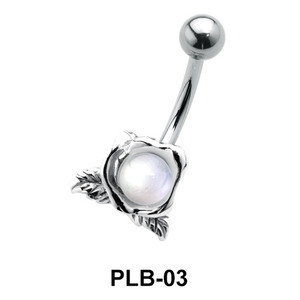 Flower Belly Pearl Piercing PLB-03