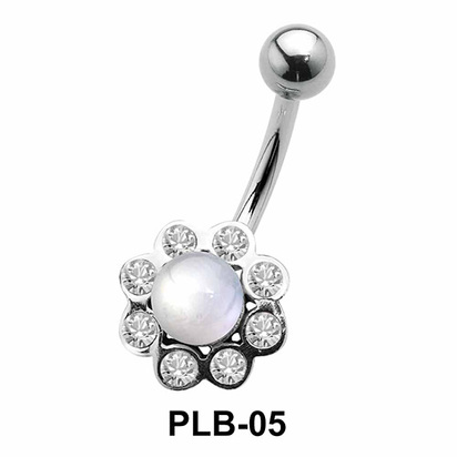 Stone n Pearl Set Belly Pearls PLB-05