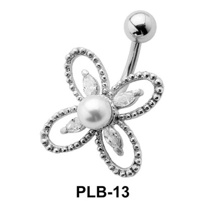 Stone n Pearl Set Floral Belly pearls PLB-13