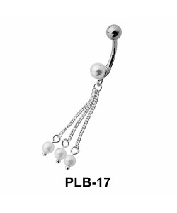 Pearls with Chain Belly Pearls PLB-17