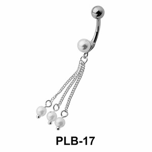 Pearls with Chain Belly Pearls PLB-17
