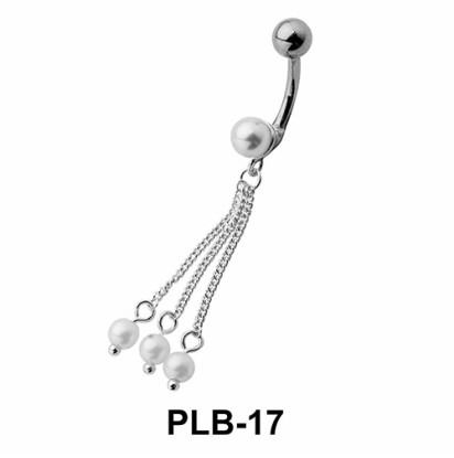 Pearls with Chain Belly Pearls PLB-17