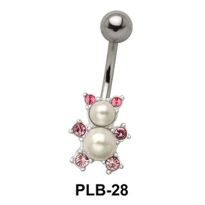 Teddy with Stones Belly Pearls PLB-28