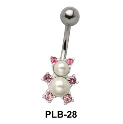 Teddy with Stones Belly Pearls PLB-28