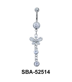 Butterfly Shaped Belly Piercing SBA-52514