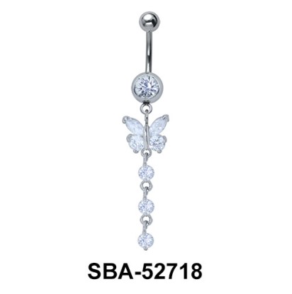 Butterfly Shaped Belly Piercing SBA-52718