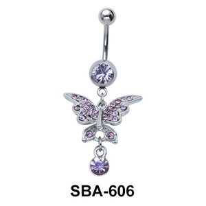 Butterfly Shaped Belly Piercing SBA-606