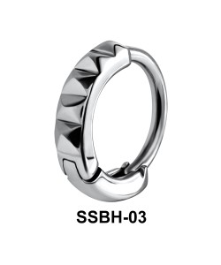 Wavy Ring Belly Huggie SSBH-03