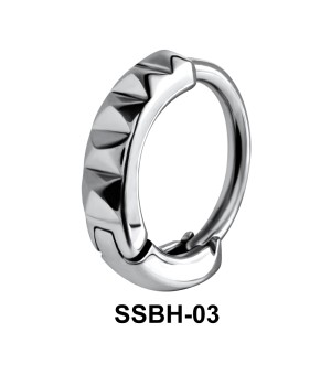 Wavy Ring Belly Huggie SSBH-03