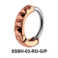 Wavy Ring Belly Huggie SSBH-03