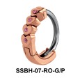Stone Studded Hearts Belly Huggie SSBH-07