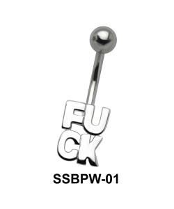 Fuck Script Belly Piercing SSBPW-01