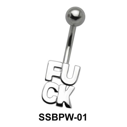 Fuck Script Belly Piercing SSBPW-01